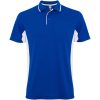 Montmelo koszulka polo unisex z krótkim rękawem P082755C błękit królewski / biały