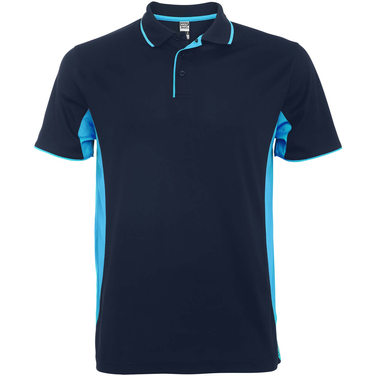 Montmelo koszulka polo unisex z krótkim rękawem P082755C navy blue / błękitny