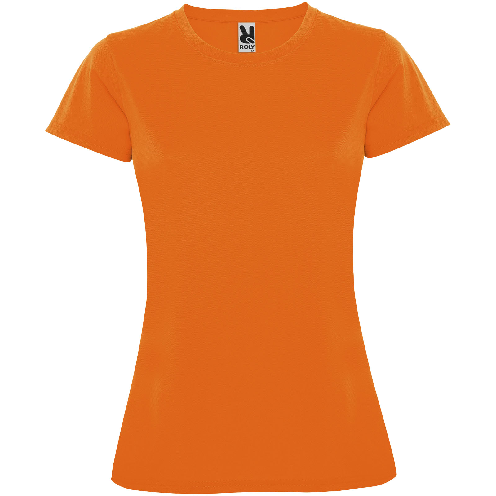 Montecarlo sportowa koszulka damska z krótkim rękawem P080079C fluor orange