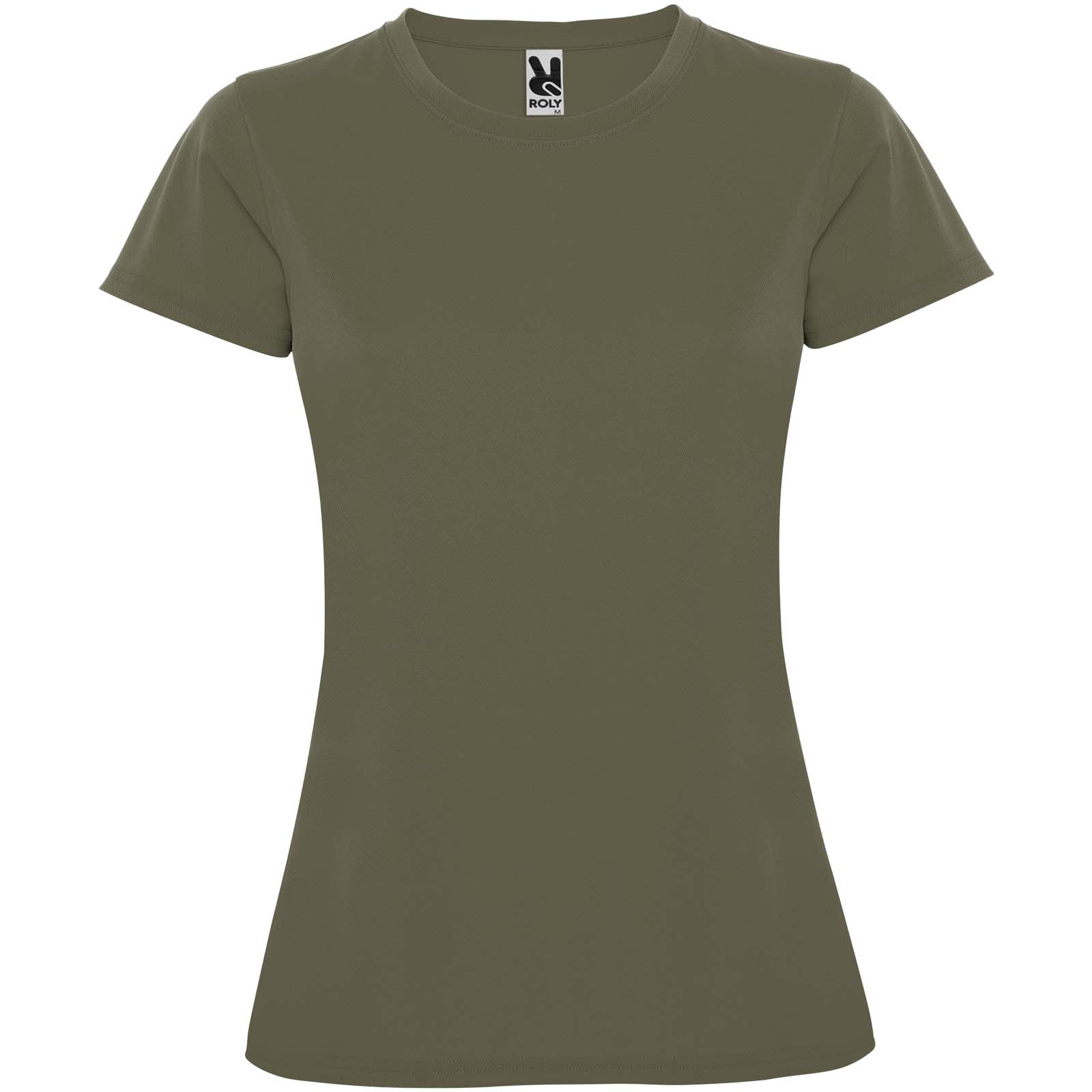Montecarlo sportowa koszulka damska z krótkim rękawem P080079C militar green