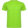 Montecarlo sportowa koszulka męska z krótkim rękawem P079941C limonka
