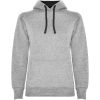 Urban damska bluza z kapturem P081720C marl grey / czarny
