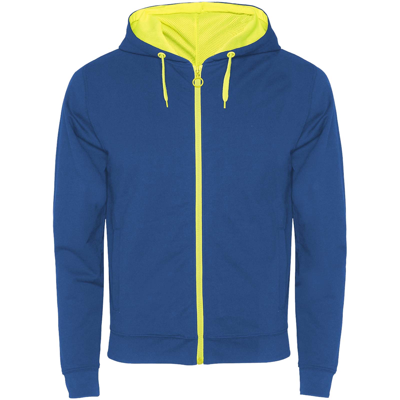 Fuji bluza unisex P099492C błękit królewski / fluor yellow