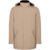 America męska ocieplana kurtka typu parka P100435C dark sand