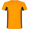 Shanghai sportowa koszulka męska z krótkim rękawem P082261C fluor orange / czarny