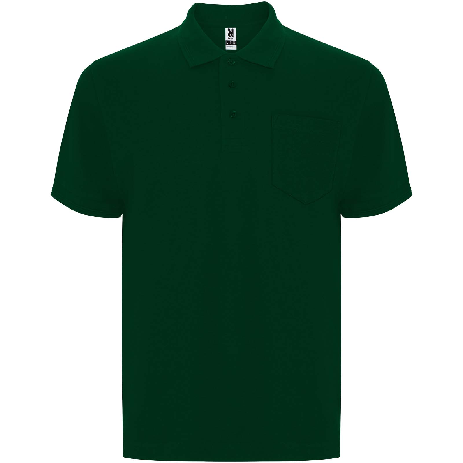 Centauro Premium koszulka polo unisex z krótkim rękawem P099088C butelkowa zieleń