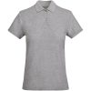 Prince polo damska z krótkim rękawem P080546C marl grey