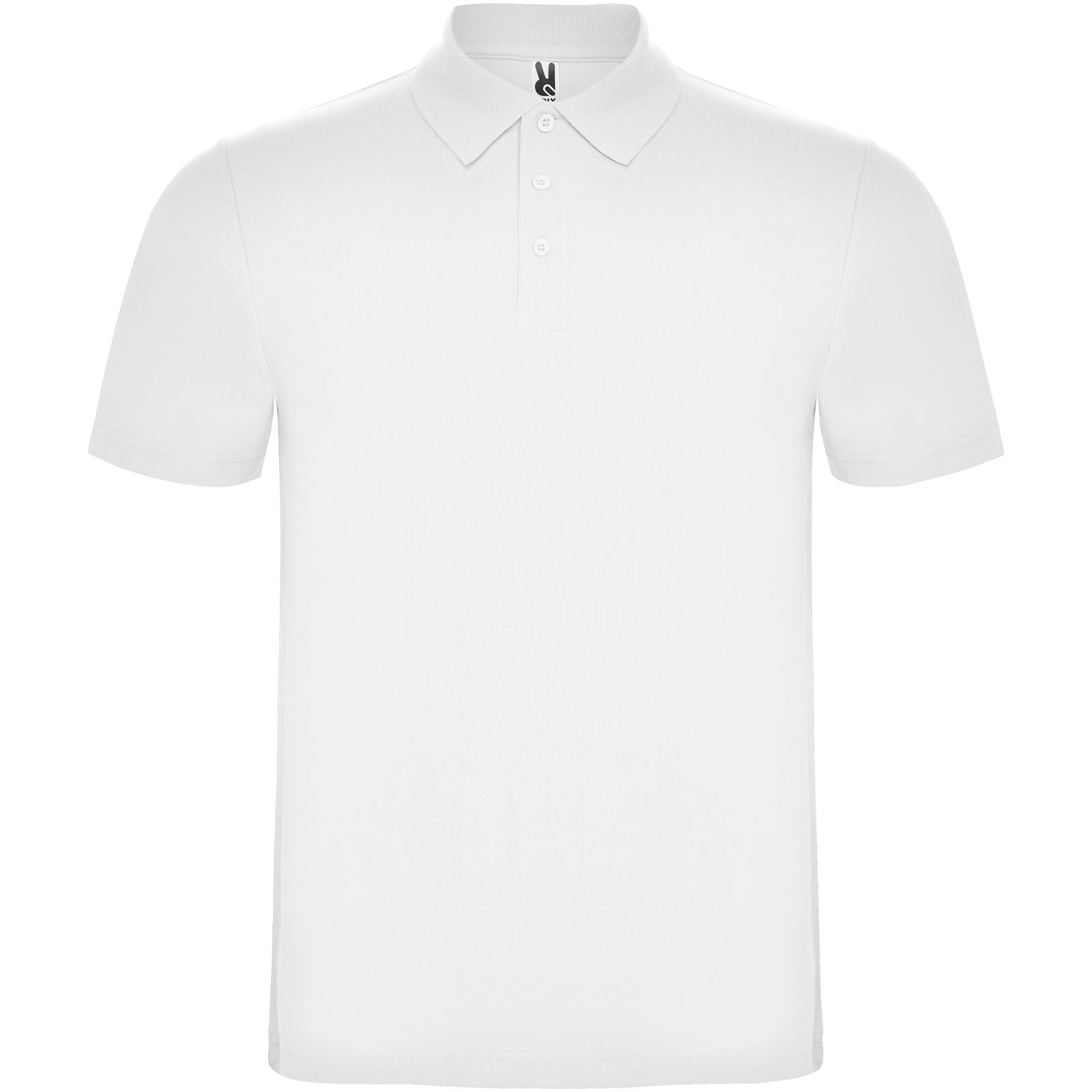 Austral koszulka polo unisex z krótkim rękawem P077588C biały