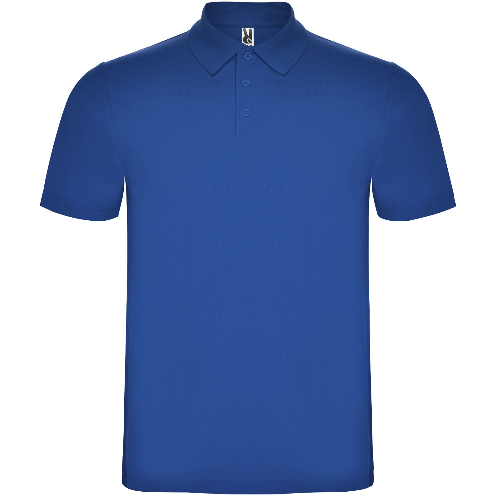 Austral koszulka polo unisex z krótkim rękawem P077588C błękit królewski