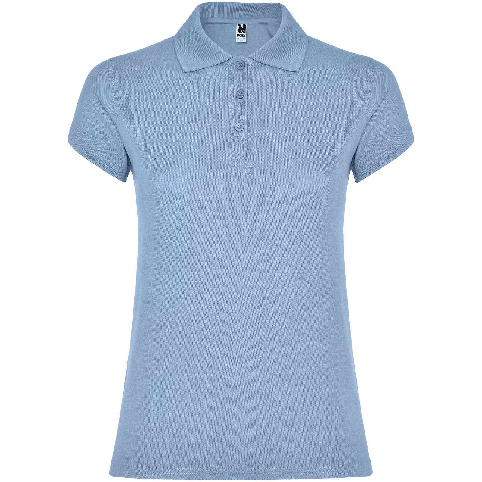 Star koszulka damska polo z krótkim rękawem P081330C błękitny