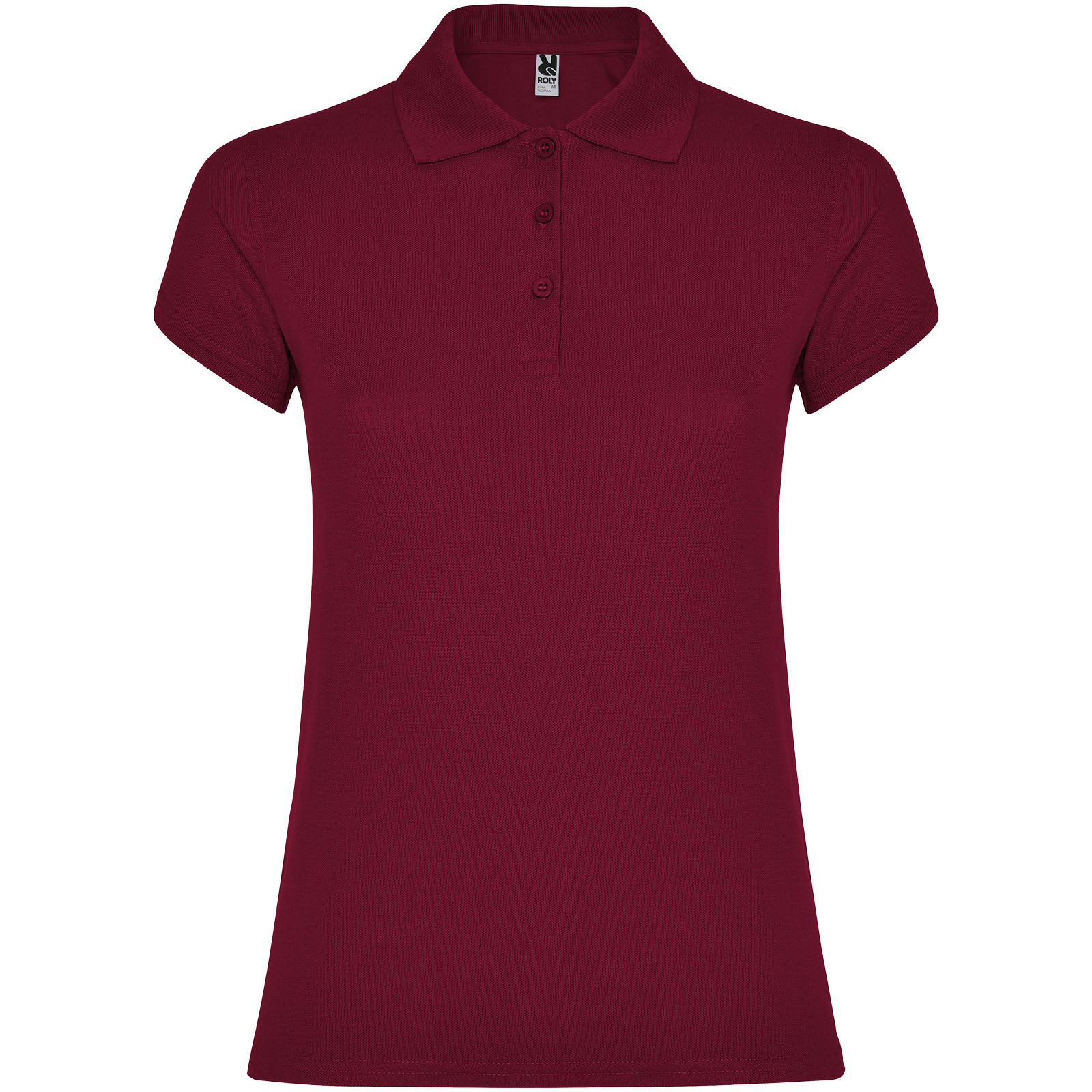 Star koszulka damska polo z krótkim rękawem P081330C garnet
