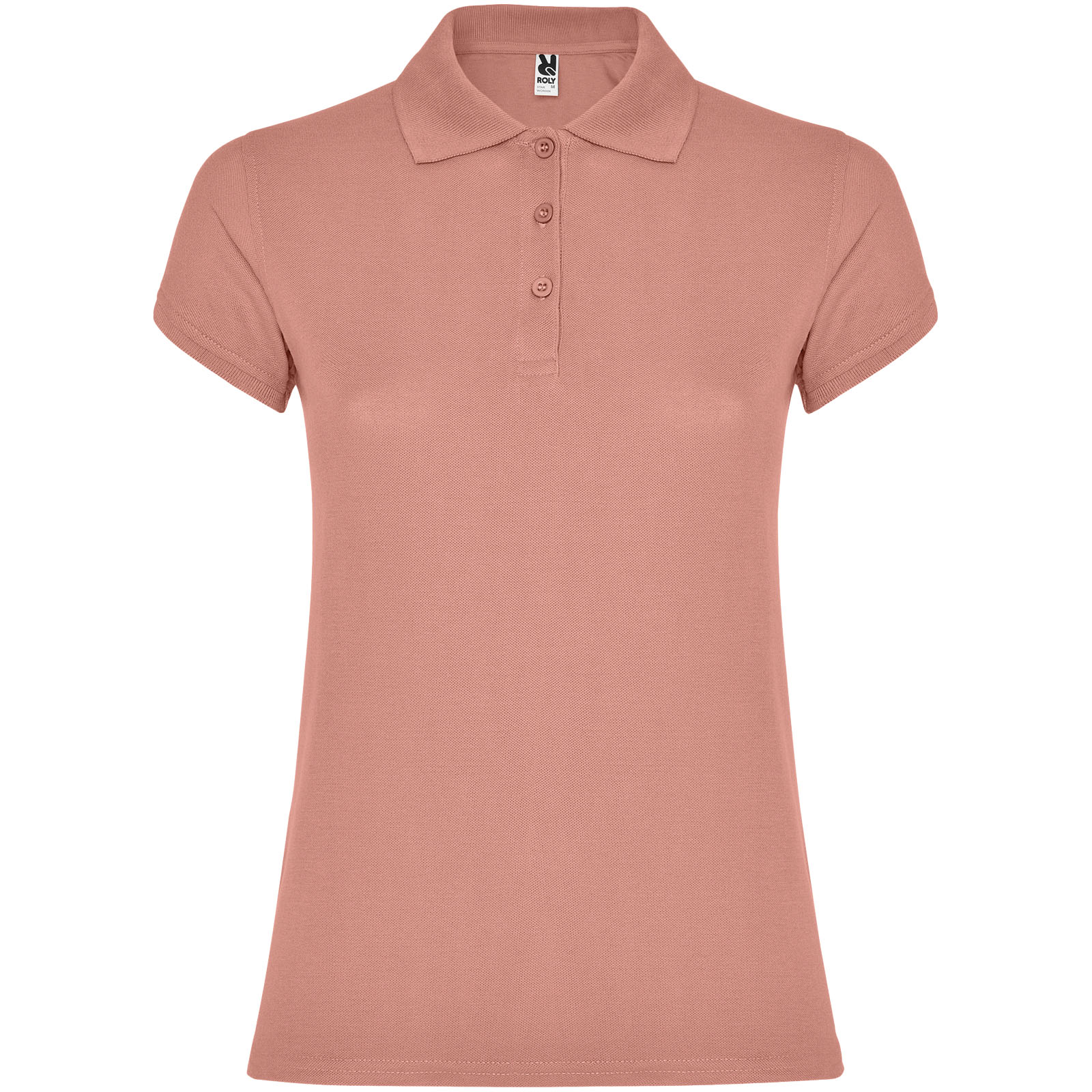 Star koszulka damska polo z krótkim rękawem P081330C clay orange