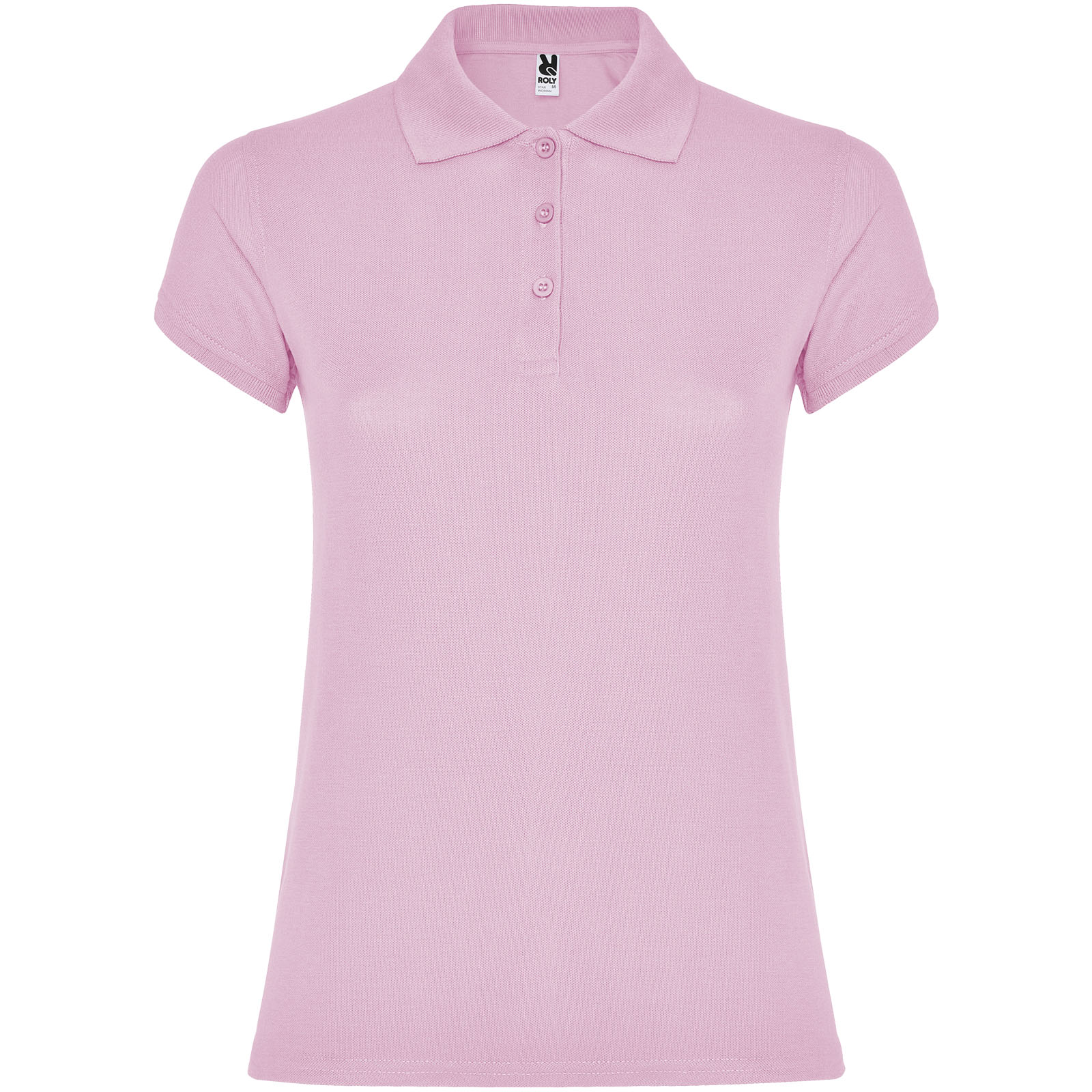 Star koszulka damska polo z krótkim rękawem P081330C jasnoróżowy