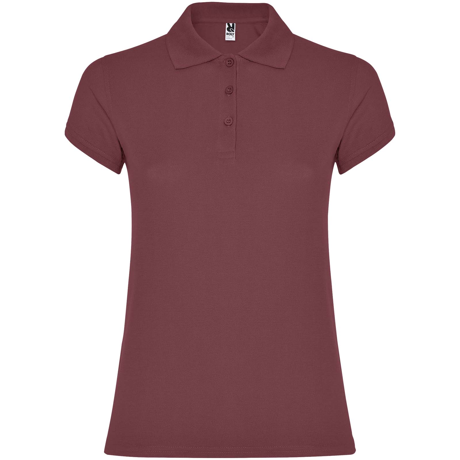Star koszulka damska polo z krótkim rękawem P081330C berry red