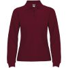Estrella koszulka damska polo z długim rękawem P079103C garnet