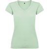 Victoria damska koszulka z krótkim rękawem i dekoltem w serek P081805C mist green