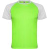 Indianapolis sportowa koszulka unisex z krótkim rękawem P082359C fluor green / biały