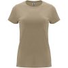 Capri koszulka damska z krótkim rękawem P078545C piaskowy