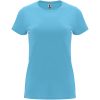 Capri koszulka damska z krótkim rękawem P078545C turkusowy