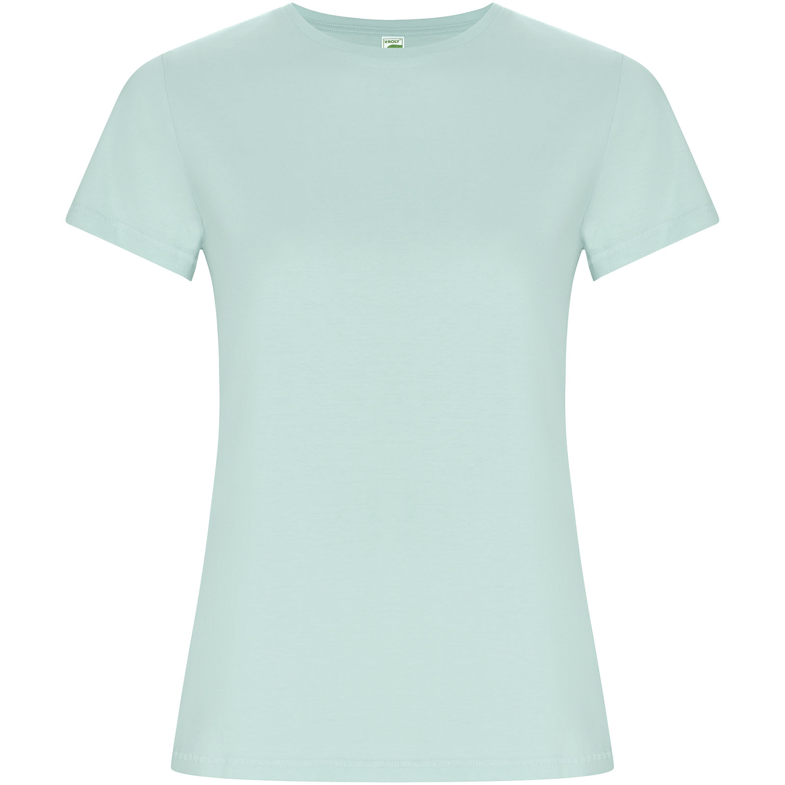 Golden koszulka damska z krótkim rękawem P079442C zielony miętowy