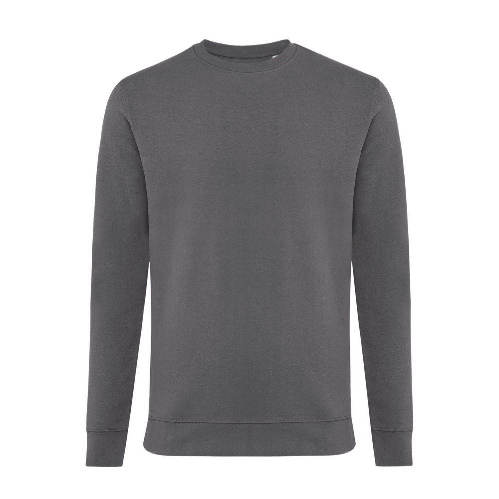 Bluza z bawełny z recyklingu Iqoniq Zion P047463X anthracite