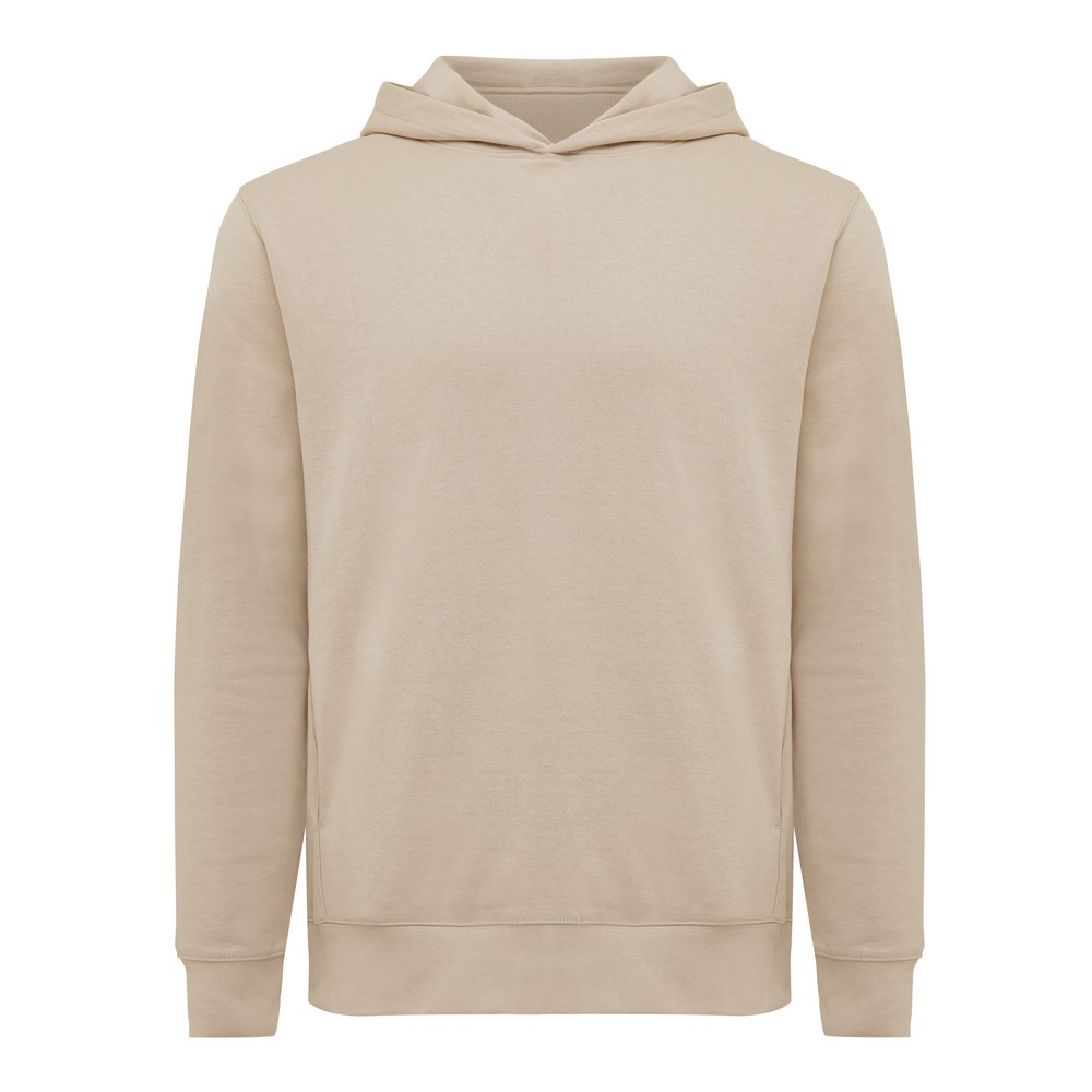 Bluza z kapturem i kieszeniami Iqoniq Yengo z bawełny z recyklingu P104660X beżowy Bluza z kapturem i kieszeniami Iqoniq Yengo z bawełny z recyklingu P104660X beżowy