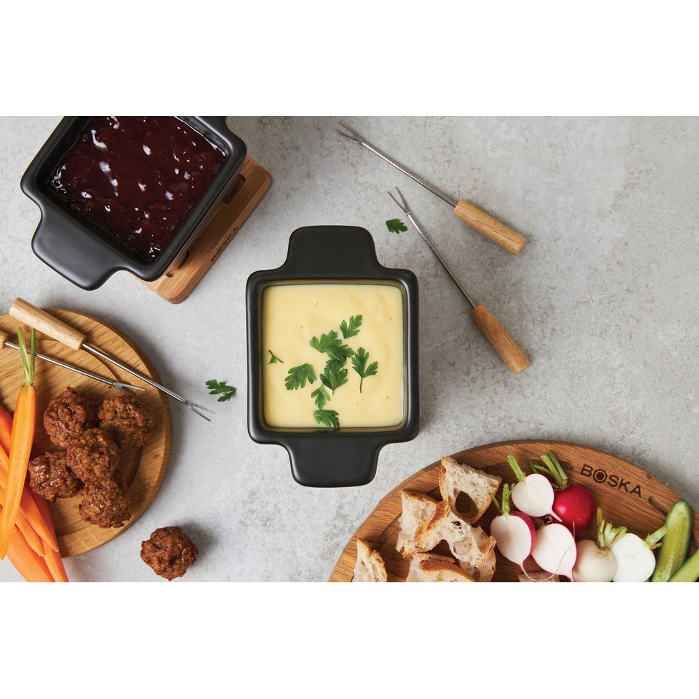 Zestaw do serwowania fondue BOSKA Tapas Fondue Nero P104921X