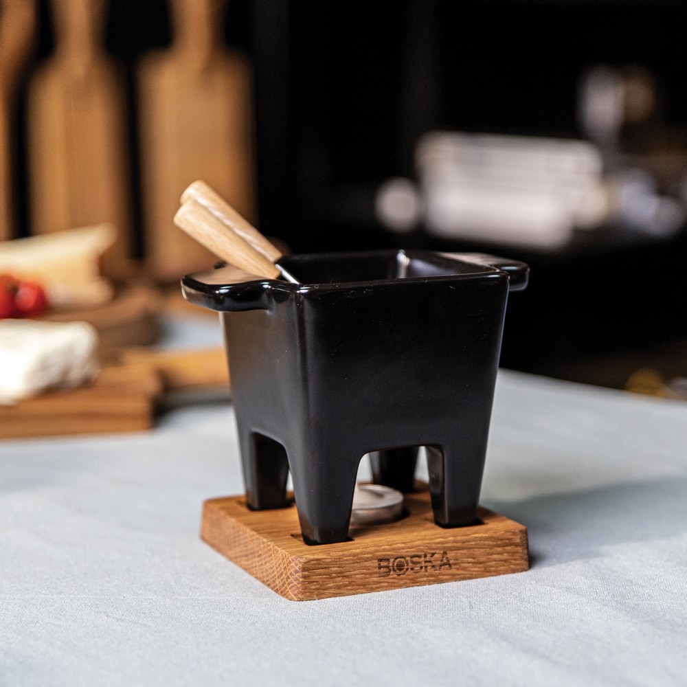 Zestaw do serwowania fondue BOSKA Tapas Fondue Nero P104921X
