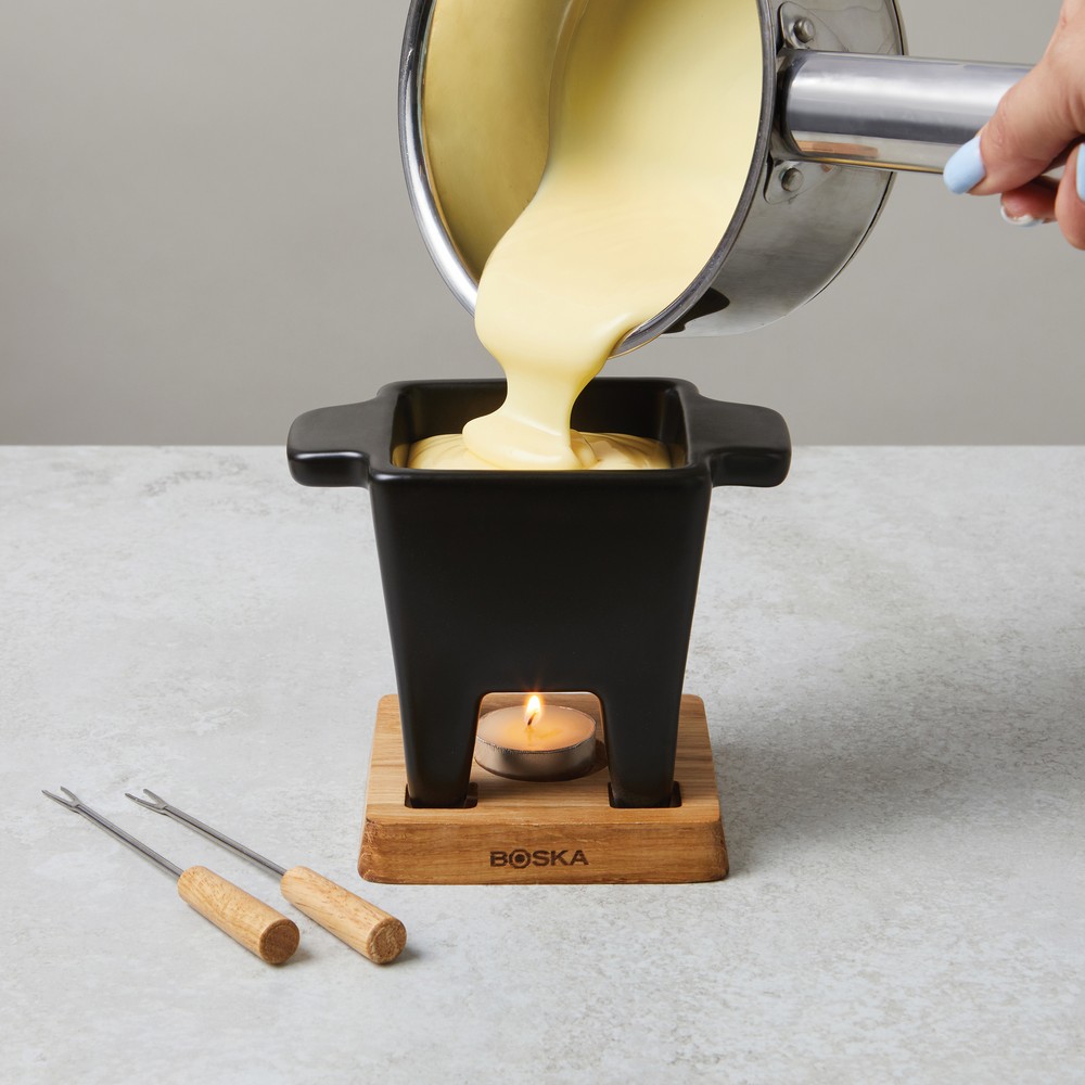 Zestaw do serwowania fondue BOSKA Tapas Fondue Nero P104921X