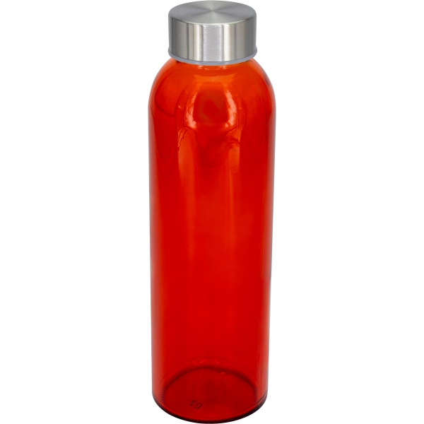 Butelka szklana 500 ml P086512K pomarańczowy