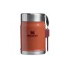 Termos obiadowy ze sztućcem Classic 0,4 L Hammertone Clay / Stanley P090868P hammertone clay
