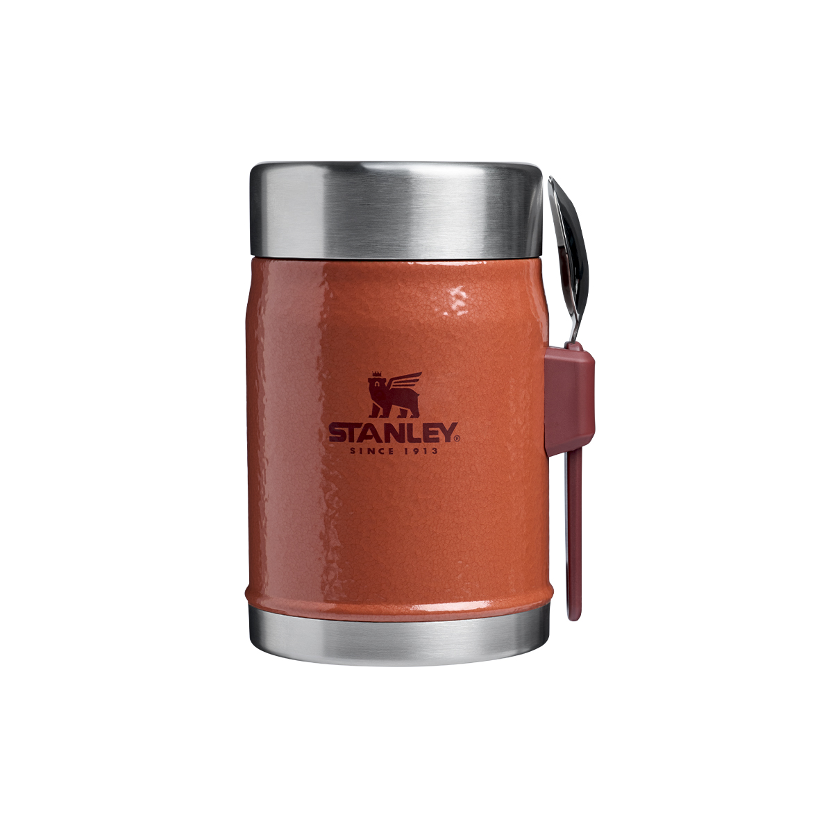 Termos obiadowy ze sztućcem Classic 0,4 L Hammertone Clay / Stanley P090868P hammertone clay