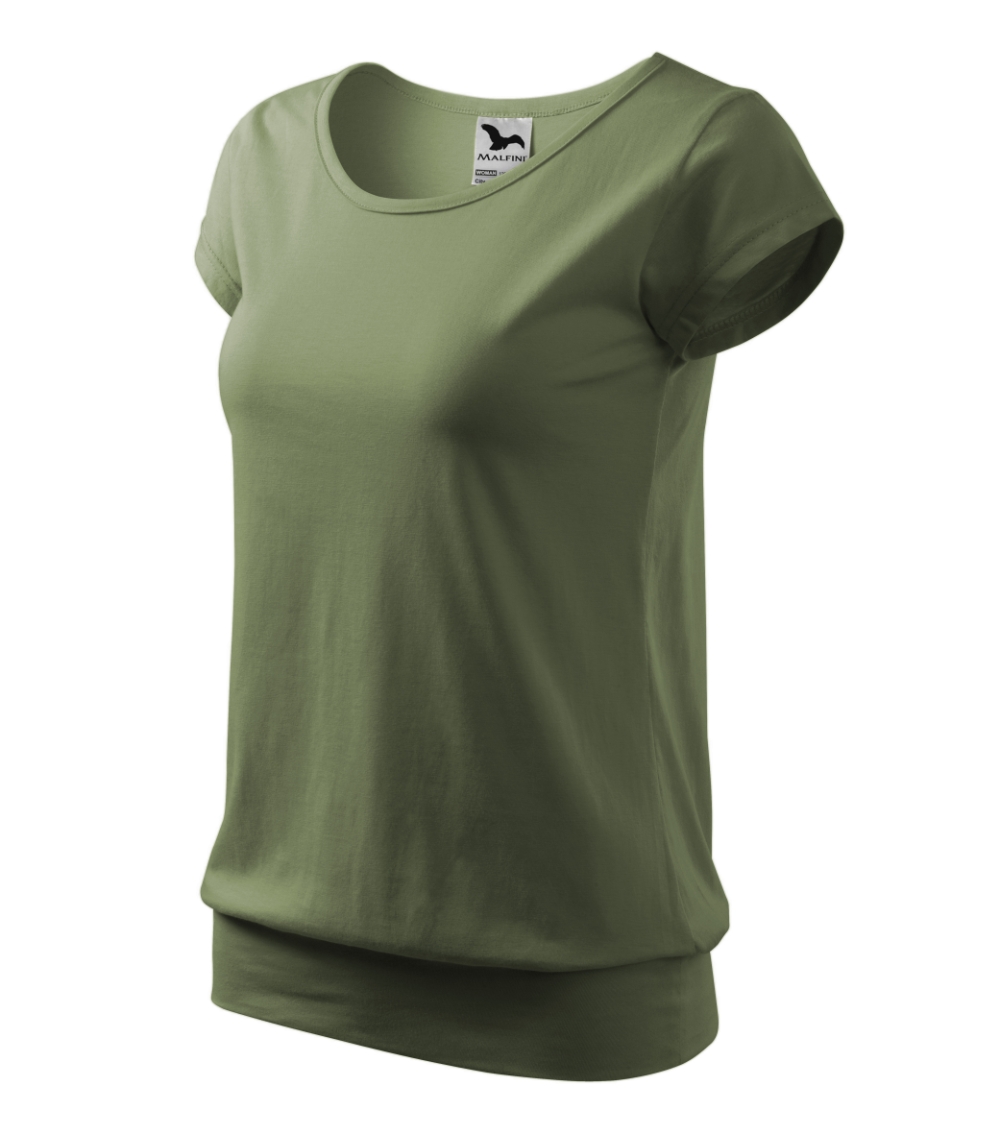 Koszulka damska City P023999F khaki
