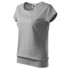 Koszulka damska City P023999F ciemnoszary melanż