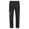 VL HYPNOS. Spodnie diagonalne z wieloma kieszeniami (200 g/m²), z bawełny (35%) i poliestru (65%) P094311S czarny / żółty