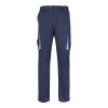 VL HYPNOS. Spodnie diagonalne z wieloma kieszeniami (200 g/m²), z bawełny (35%) i poliestru (65%) P094311S granatowy / błękitny