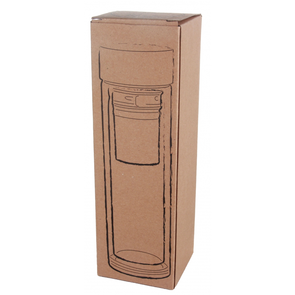 Butelka szklana termiczna 420 ml P086182K