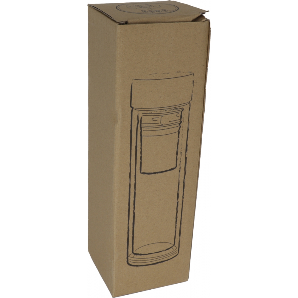 Butelka szklana termiczna 420 ml P086182K