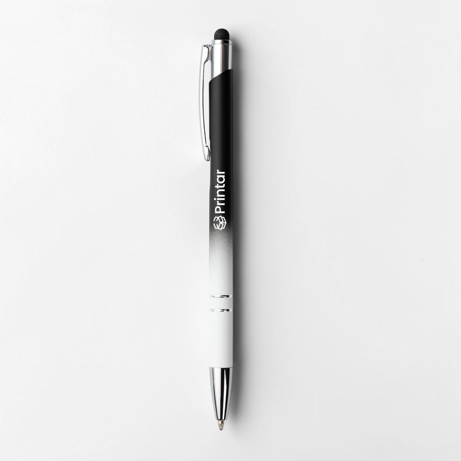 Długopis Bello Beauty touch pen czarno biały z grawerem