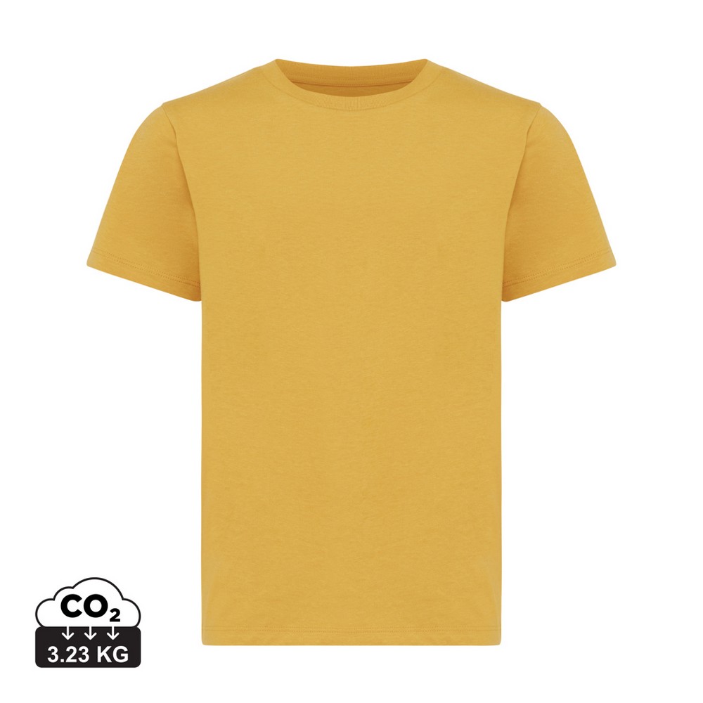 Dziecięca koszulka Iqoniq Koli, bawełna z recyklingu P054832X ochre yellow
