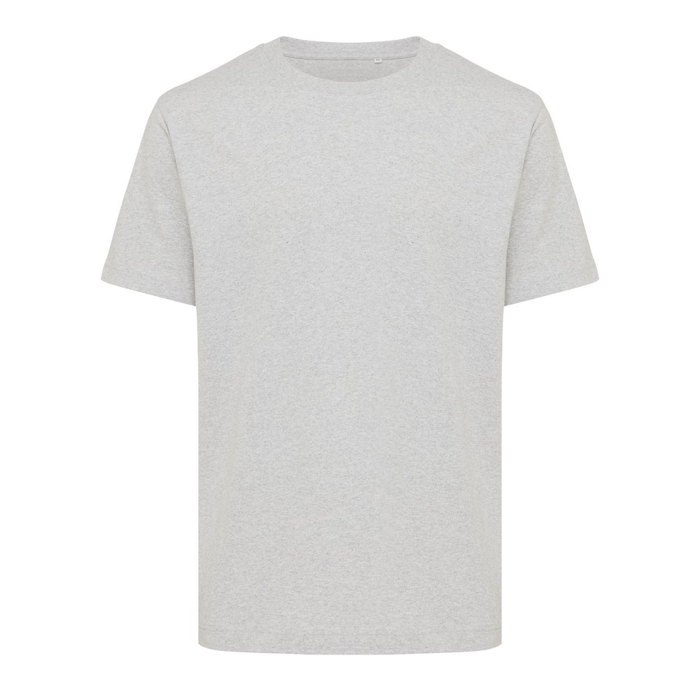 Luźna koszulka Iqoniq Kakadu, bawełna z recyklingu P054825X heather grey