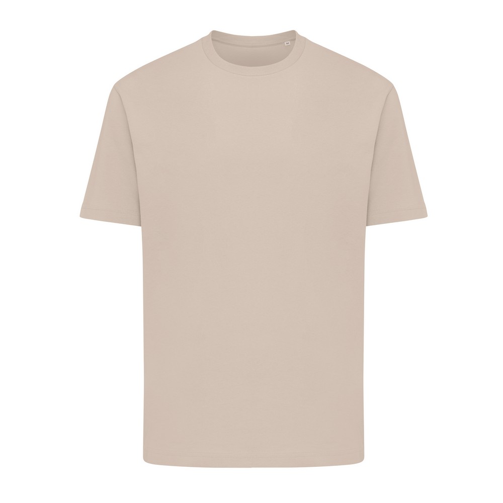 Koszulka z bawełny z recyklingu Iqoniq Teide P063932X desert
