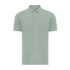 Koszulka polo z bawełny z recyklingu Iqoniq Yosemite P047461X iceberg green