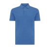 Koszulka polo z bawełny z recyklingu Iqoniq Yosemite P047461X heather blue