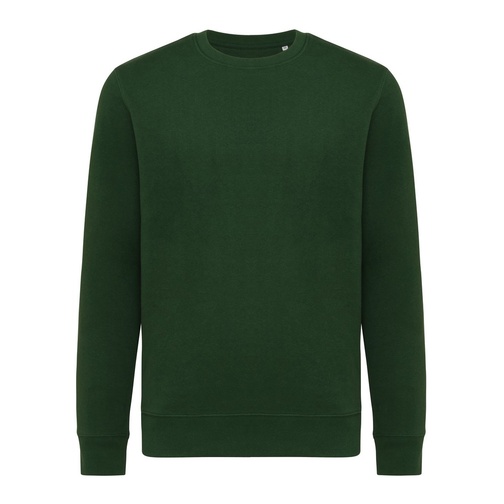 Lekki sweter Iqoniq Etosha, bawełna z recyklingu P054837X forest green