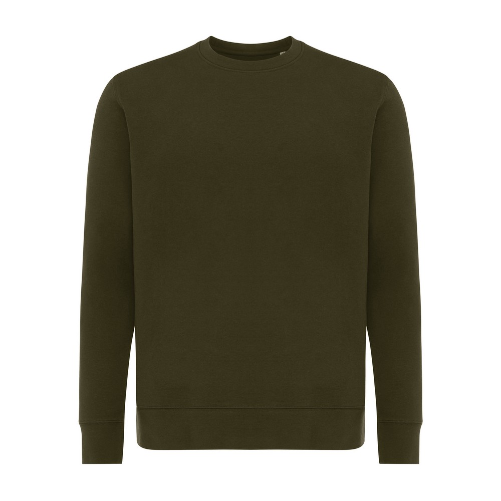 Lekki sweter Iqoniq Etosha, bawełna z recyklingu P054837X khaki