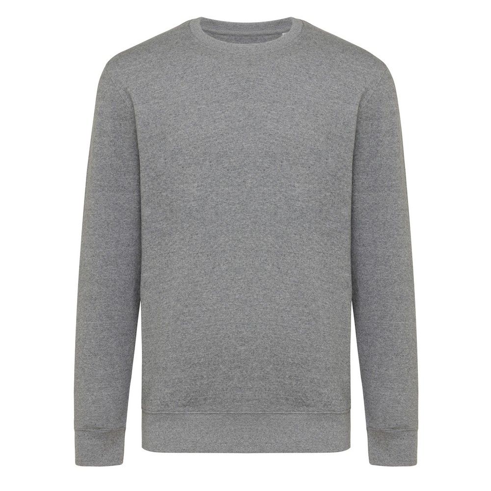 Lekki sweter Iqoniq Etosha, bawełna z recyklingu P054837X light heather anthracite