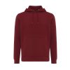 Lekka bluza z kapturem Iqoniq Rila, bawełna z recyklingu P054841X burgundy