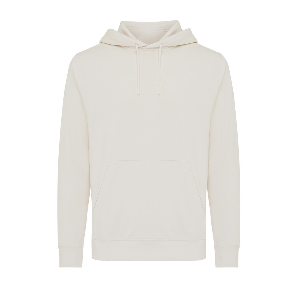 Lekka bluza z kapturem Iqoniq Rila, bawełna z recyklingu P054841X ivory white