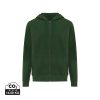 Bluza z kapturem z bawełny z recyklingu Iqoniq Abisko P051938X forest green